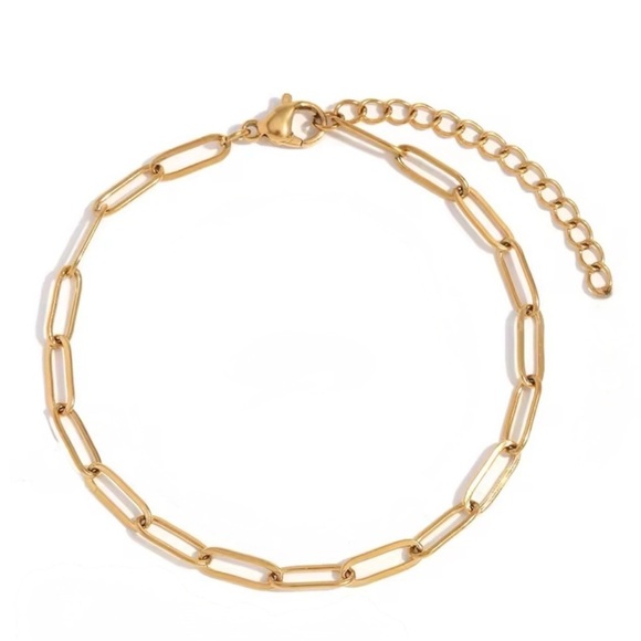 NEW | 18K Gold Plated Chain Bracelet - Picture 1 of 7